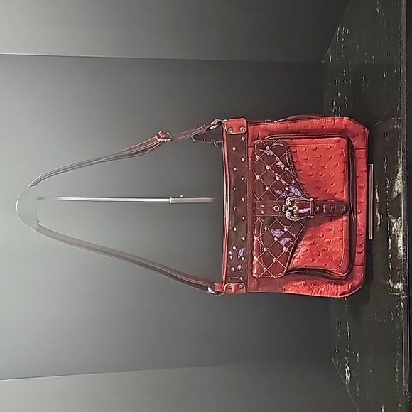 MC Chantel Handbags - MC Marc  Chantal Vintage Red